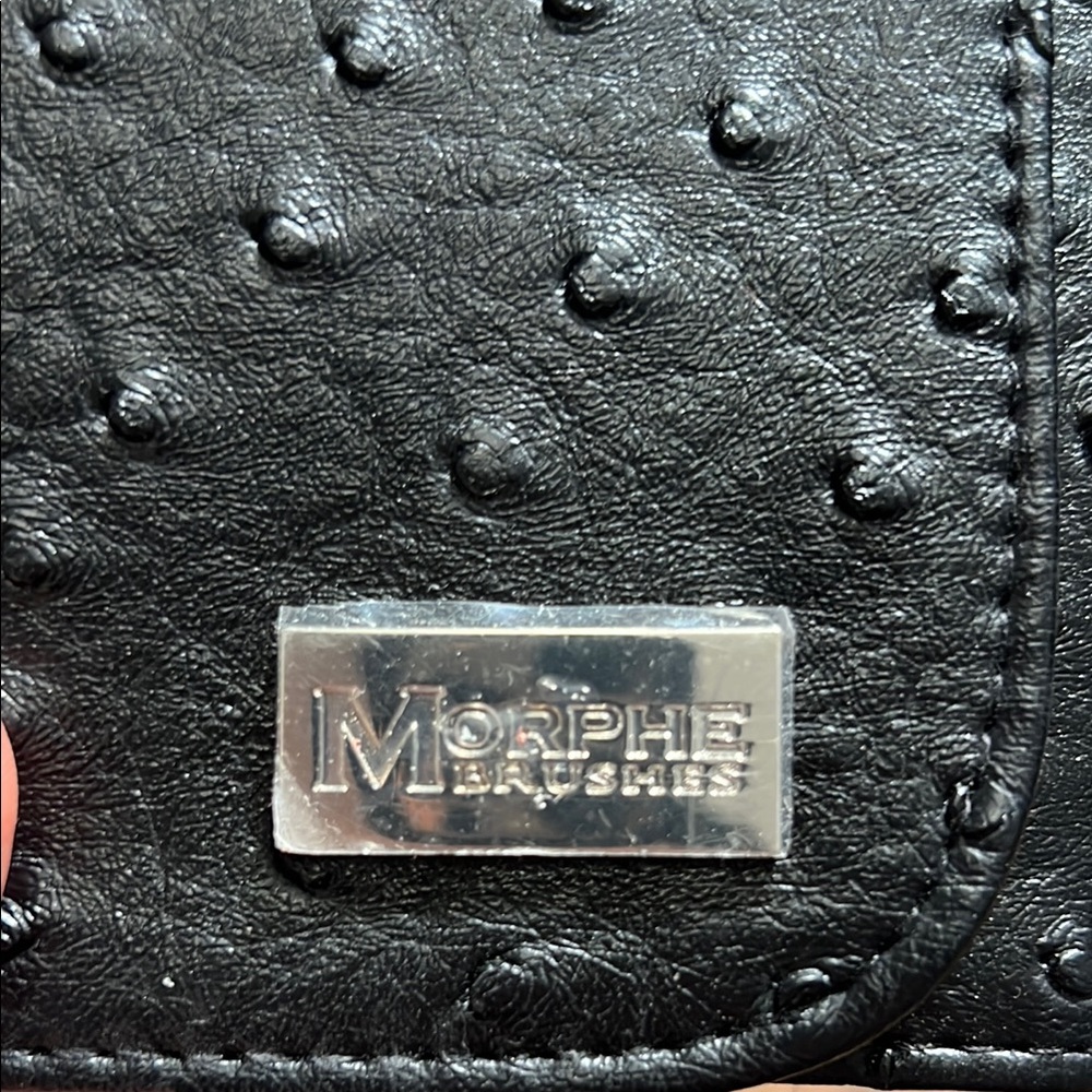 Morphe Black Textured Wallet with Silver Logo - Picture 2 of 9